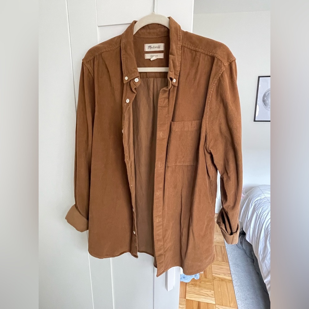 Corduroy button down